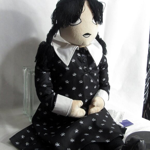 WEDNESDAY ADDAMS PILLOW DOLL NEW POTTERY BARN - Picture 2 of 8